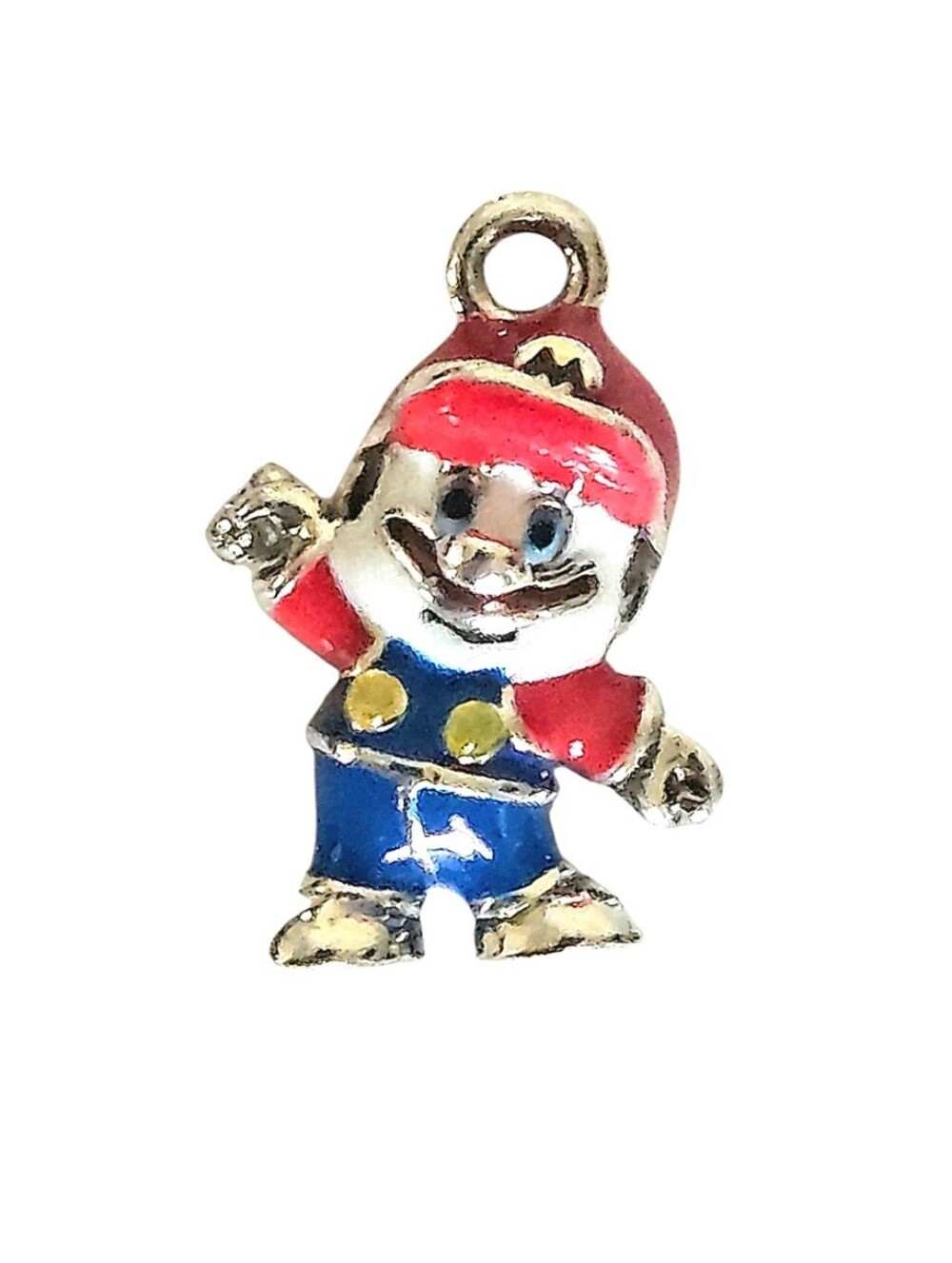 LINX DISCONTINED Sterling Silver Mario Suoper Mario Bros Necklase Pendant Charm